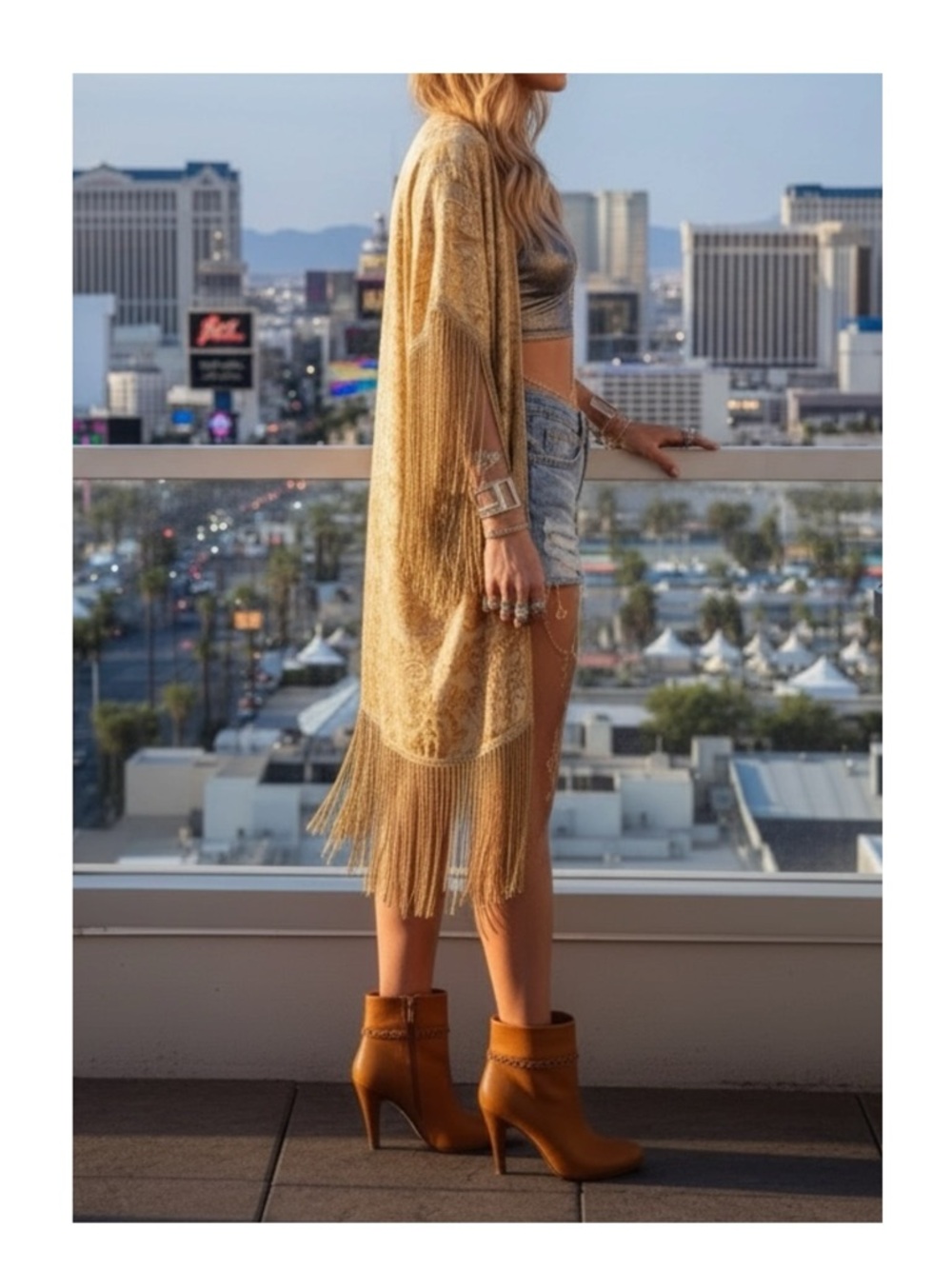 new Michael Kors ❁ Roadie Heeled Leather Ankle Boots Booties ❁ Luggage Tan ❁ 6M - Picture 2 of 16